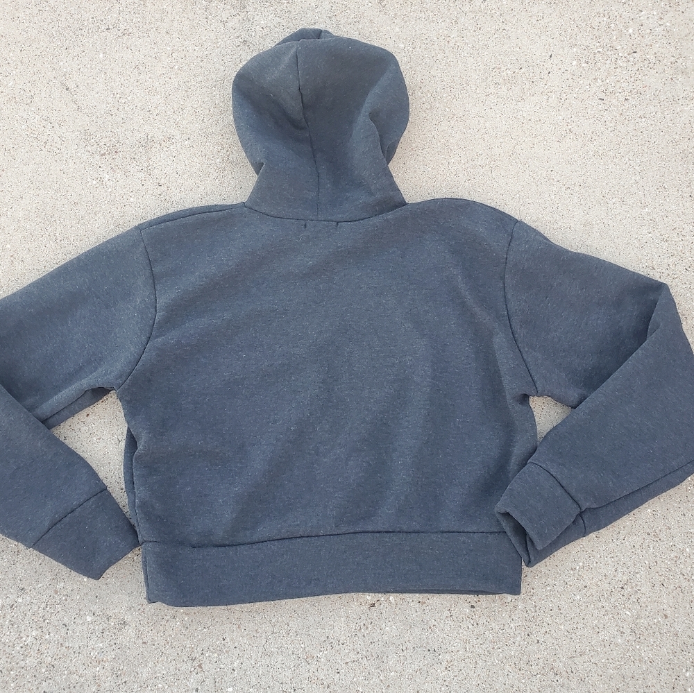 NWOT PrettyLittleThing Crop Top Hoodie sz 12 - Picture 3 of 3